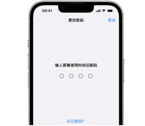 周矶管理区iPhone屏幕维修分享iPhone屏幕使用时间密码忘记了怎么办 