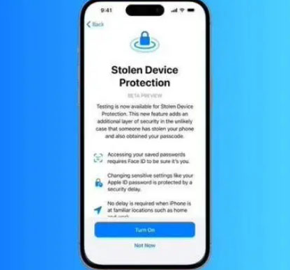 周矶管理区苹果授权维修店分享被盗设备保护功能开启方法 